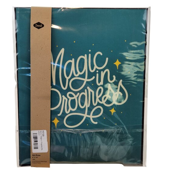 Art Print Inspirational "Magic in Progress" 8X10 New - Store Closeout - USA - Picture 7 of 7